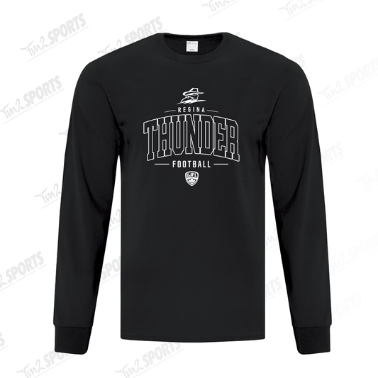 26RTFAN - *NEW HW* Cotton Blend Long Sleeve Tee - Black