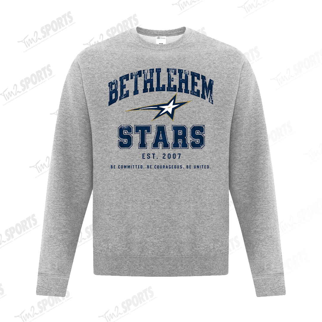 BETH26 - Everyday Fleece Crewneck Sweatshirt - Grey