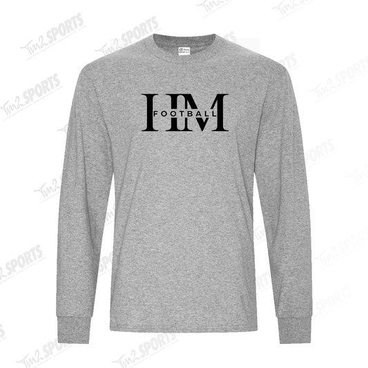 HMF26 - Everyday Cotton Blend Long Sleeve Tee - Athletic Grey