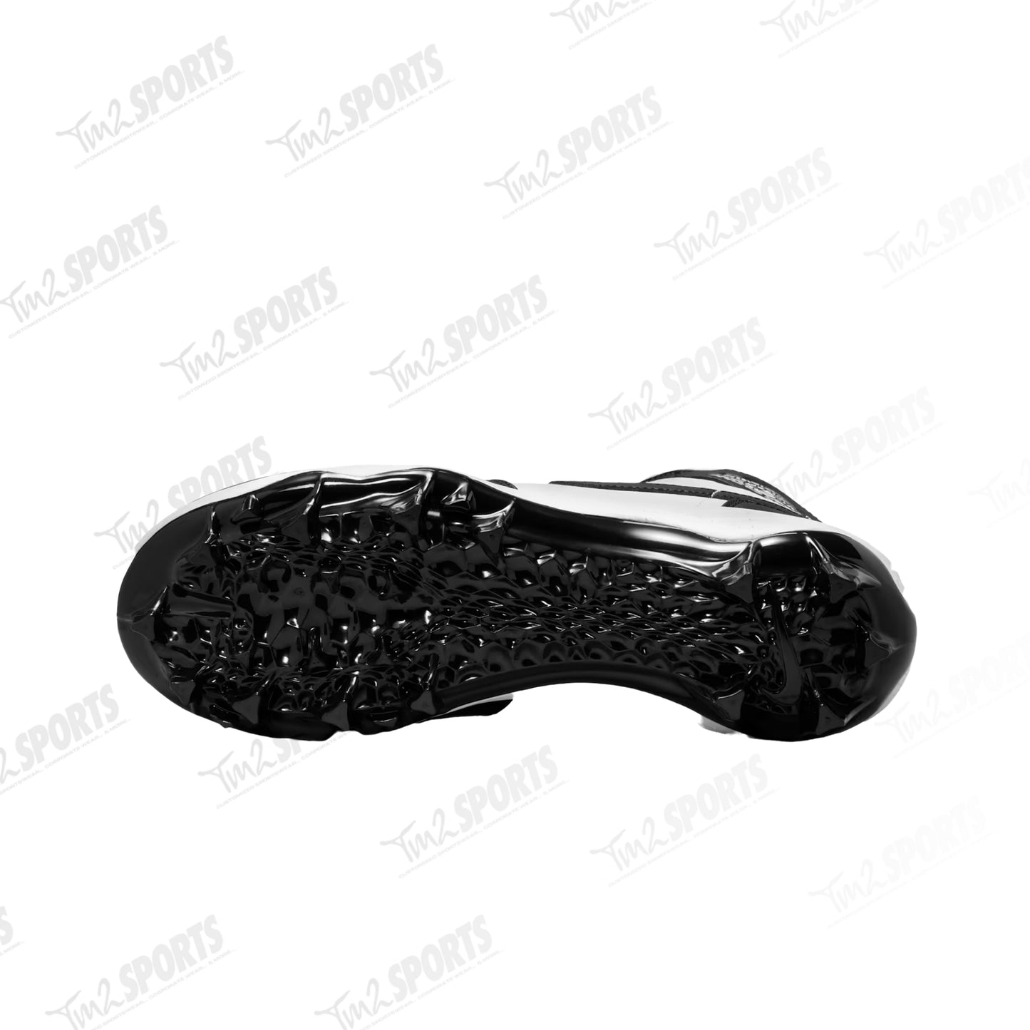 Nike JORDAN 1 Mid TD Football Cleats - White/Black