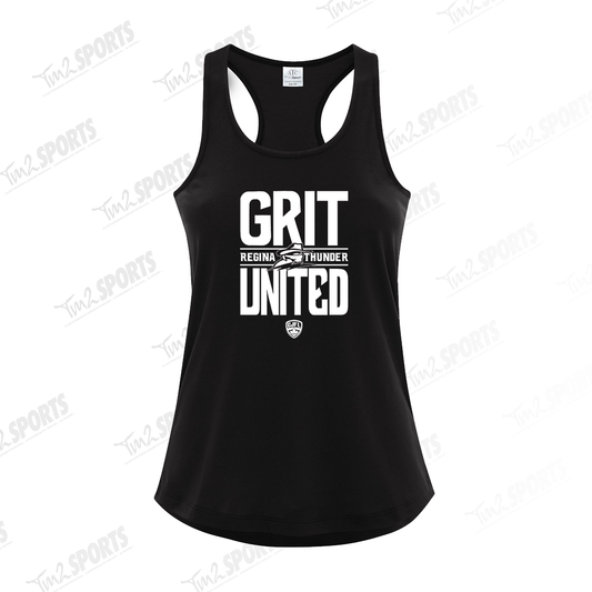 26RTFAN - *NEW GU* Ladies KOI Racerback Tank - Black
