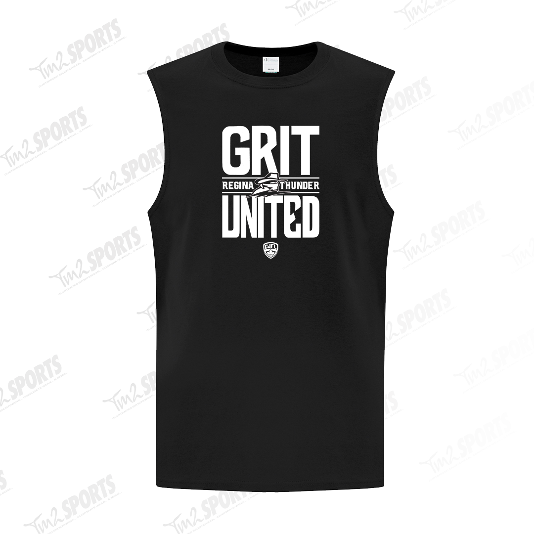 26RTFAN - *NEW GU* Sleeveless Cotton Tank - Black