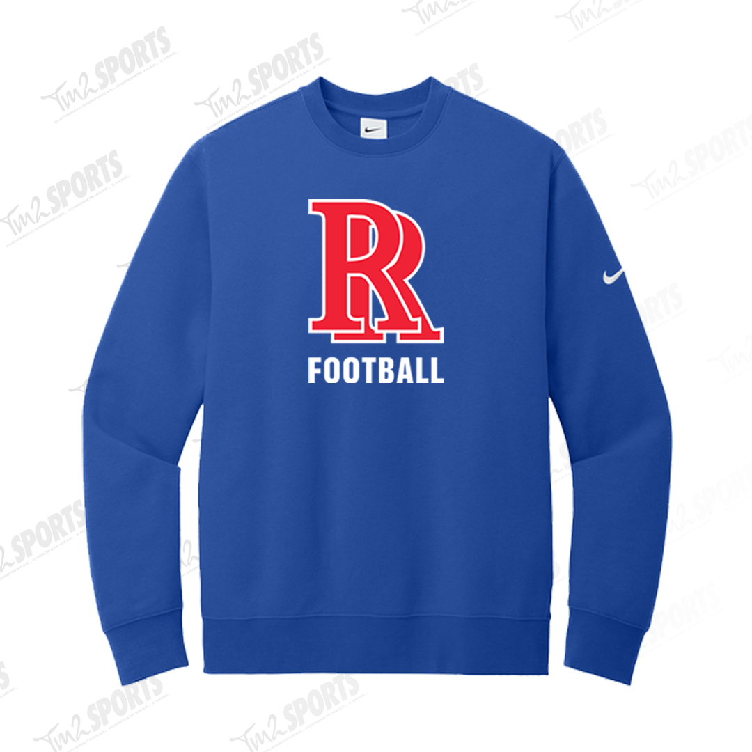 RIFF26 - Nike Club Fleece Sleeve Swoosh Crew - Royal