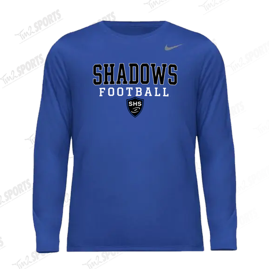 SHAD26 - Nike Team Legend Long Sleeve Tee - Royal