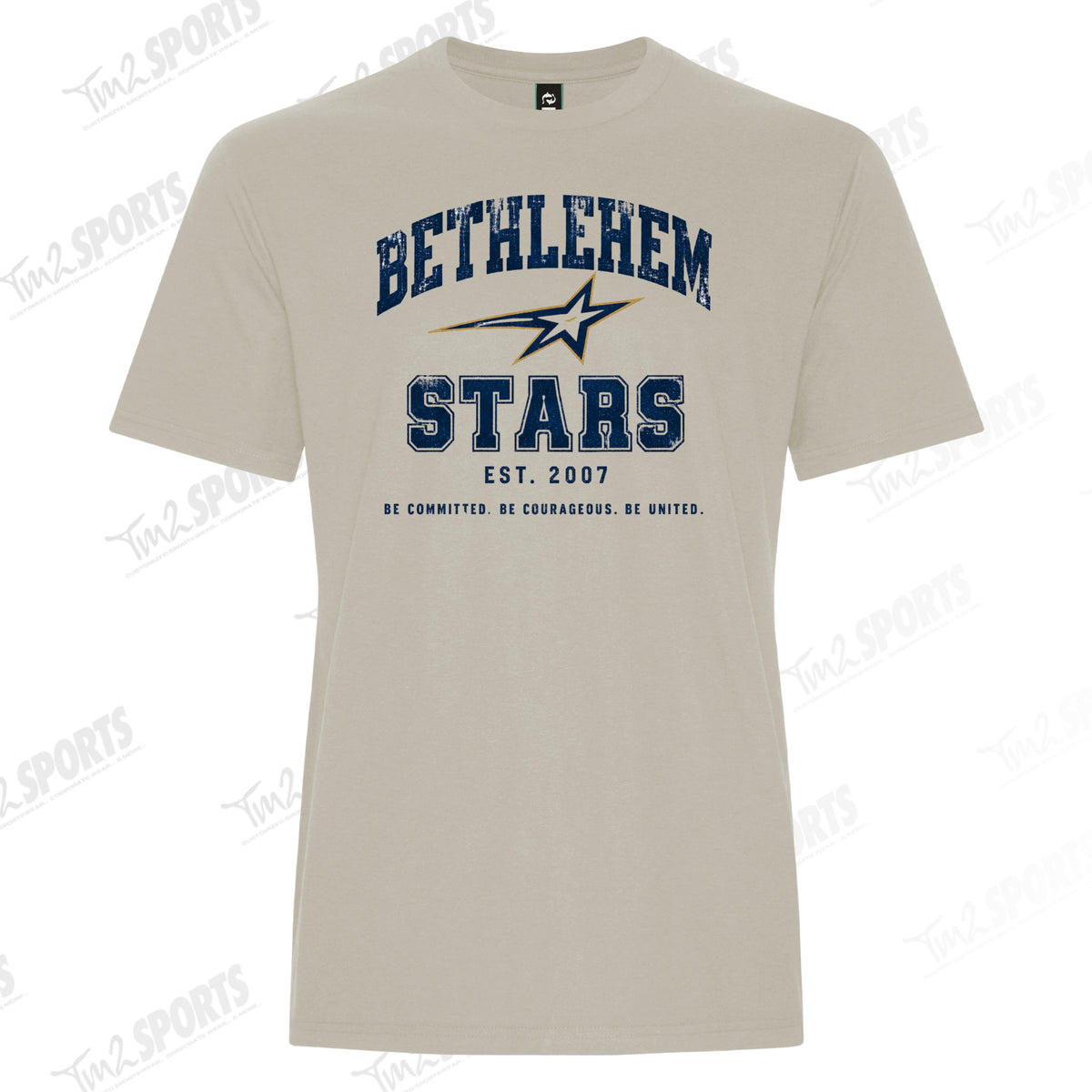 BETH26 - Koi Element Triblend Tee - Sandstone