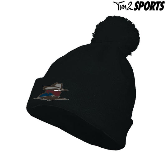 PLAY25 - Pom Beanie - Black