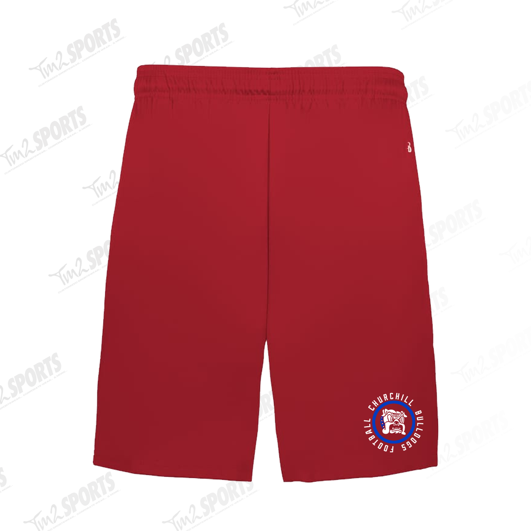 CHUR26 - B-CORE 7-INCH Inseam Pocketed Shorts - Red