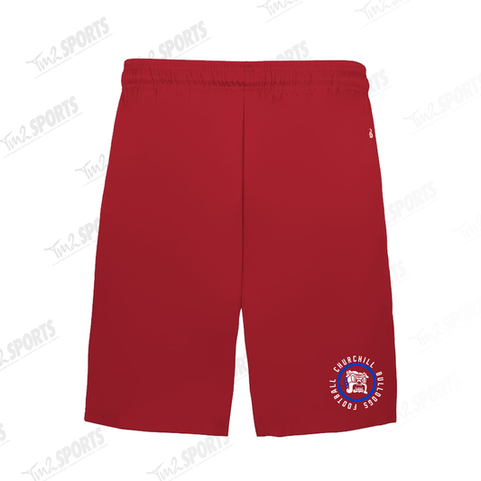 CHUR26 - B-CORE 7-INCH Inseam Pocketed Shorts - Red