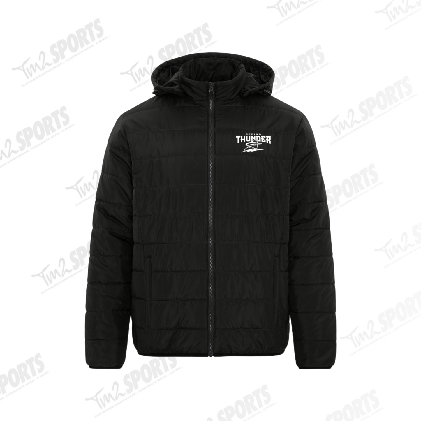 26RTFAN- DRYFRAME® Essential Hooded Insulated Jacket - Black