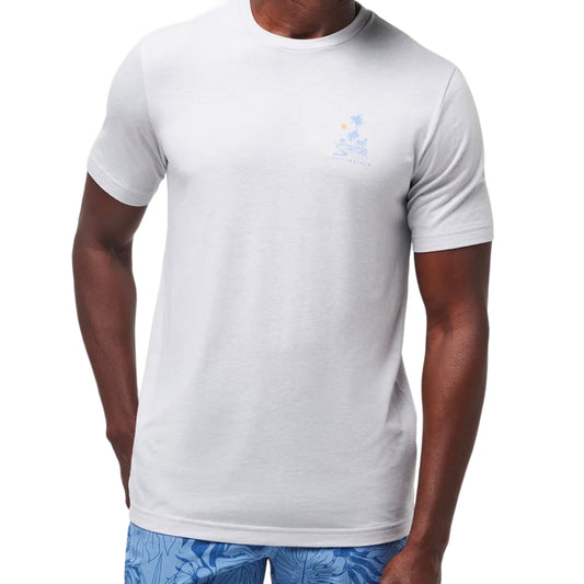 Travis Mathew Off The Pier Tee Light Grey