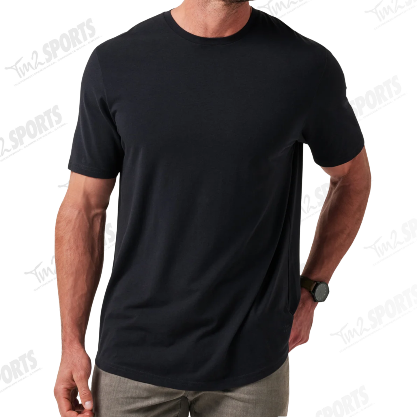 Travis Mathew Cloud Crew Tee - Black