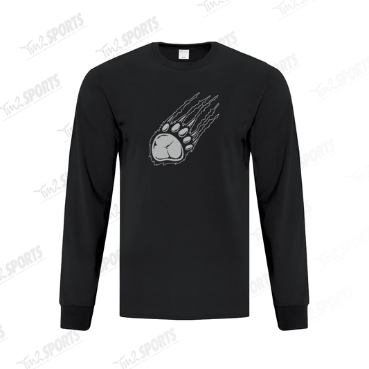 BFON26 - Cotton Blend Long Sleeve Tee - Black