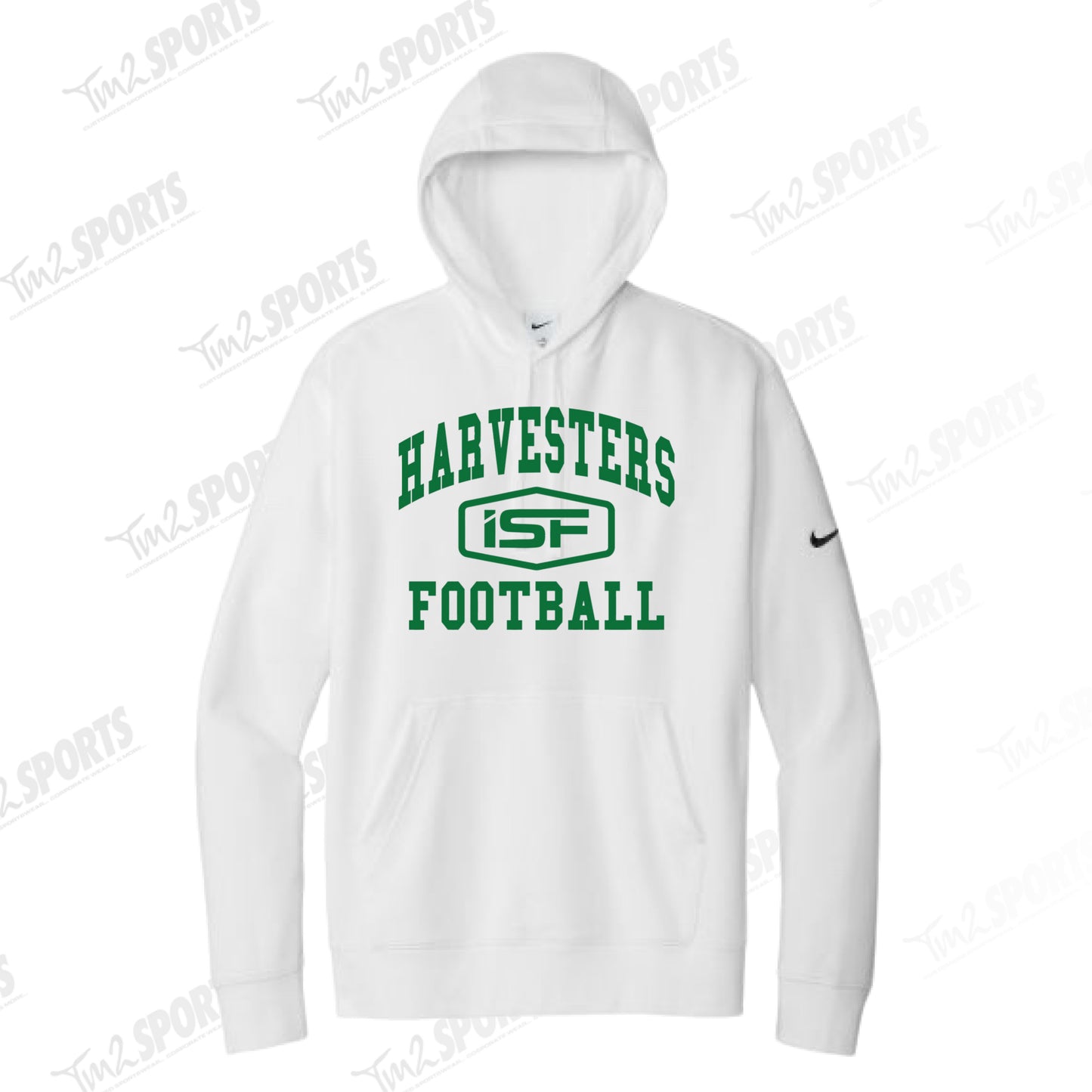 ISFIN - Nike Club Fleece Pullover Hoodie - White