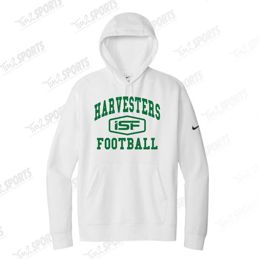 ISFIN - Nike Club Fleece Pullover Hoodie - White