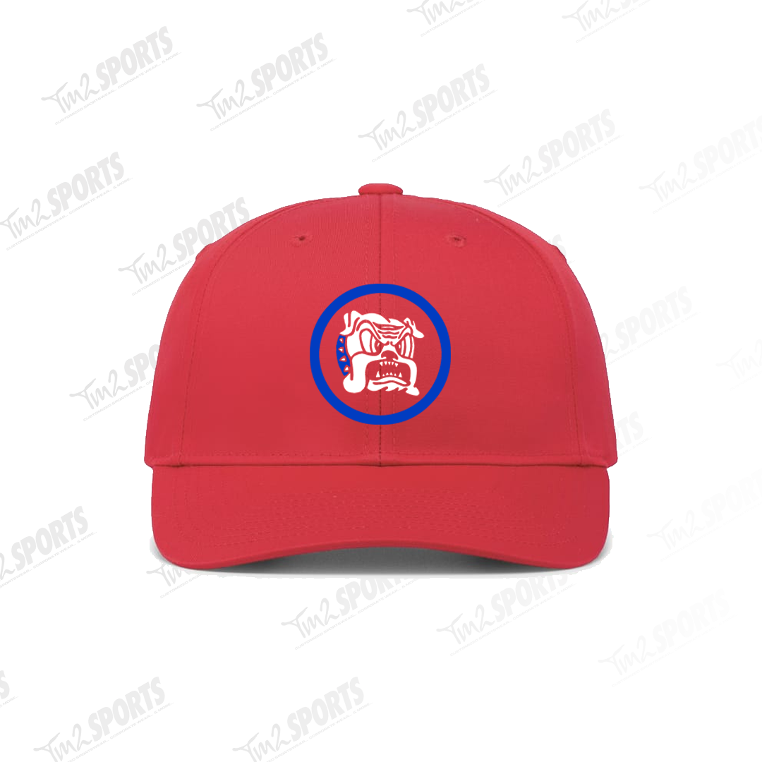 CHUR26 - Hybrid Snapback Dad Cap - Red