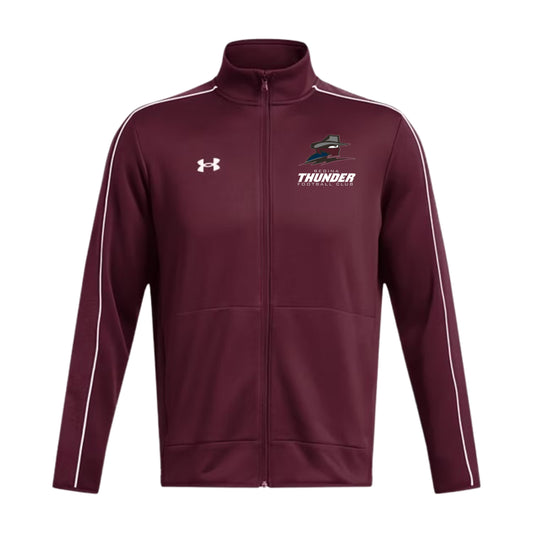 PLAY25 - Under Armour Command Warm Up Full Zip Jacket - Maroon