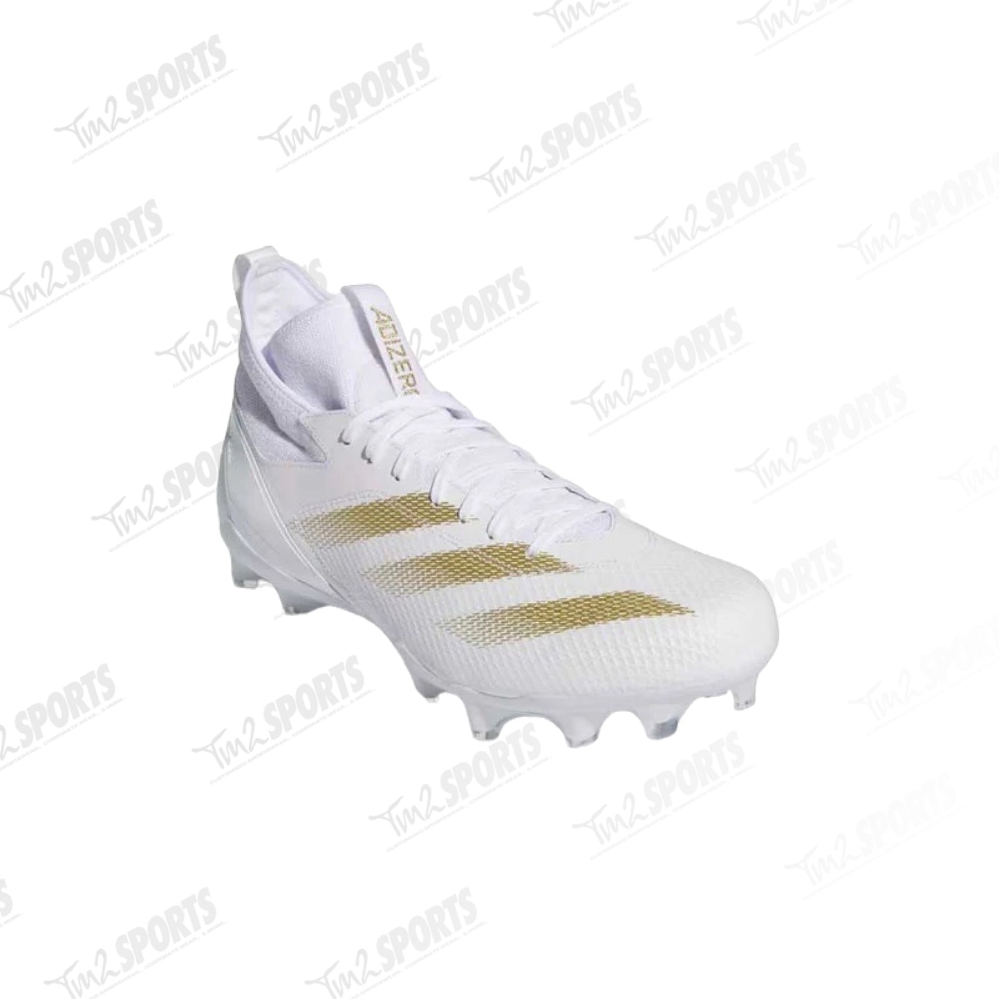 Adidas - Adizero Impact Football Cleats - White/gold