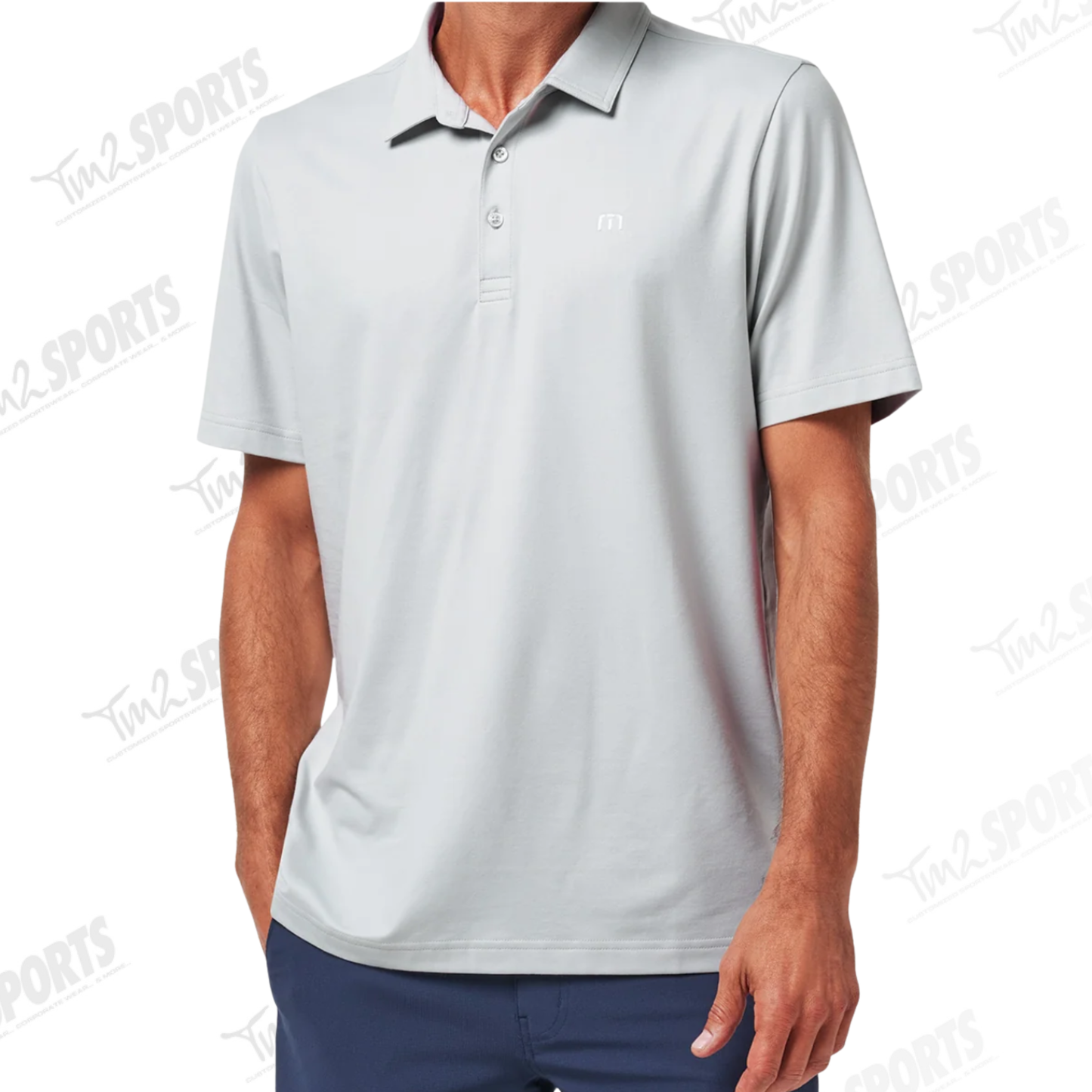 Travis Mathew Featherweight Performance Polo - Micro Chip
