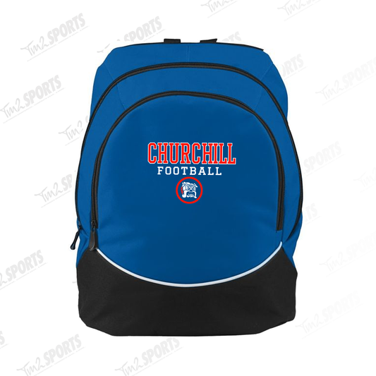 CHUR26 - Large Tri-Color Backpack - Royal