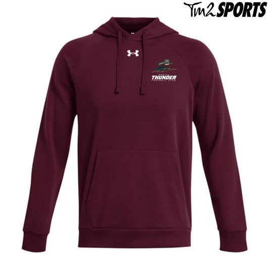 PLAY25 - Under Armour Rival Fleece Hoodie - Maroon