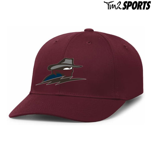 PLAY25 - Hybrid Snapback Dad Cap - Maroon