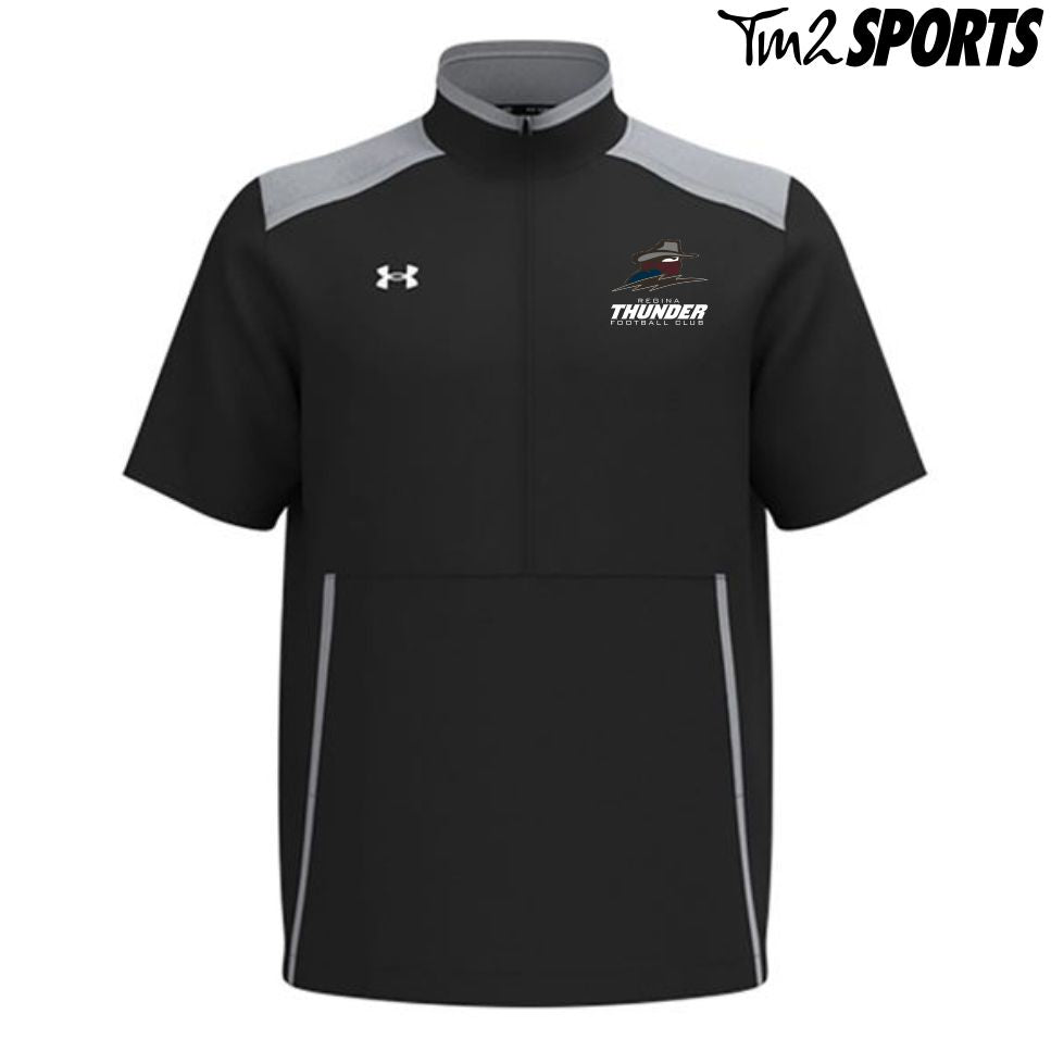 PLAY25 - Under Armour Motivate 3.0 Short Sleeve Half-Zip - Black