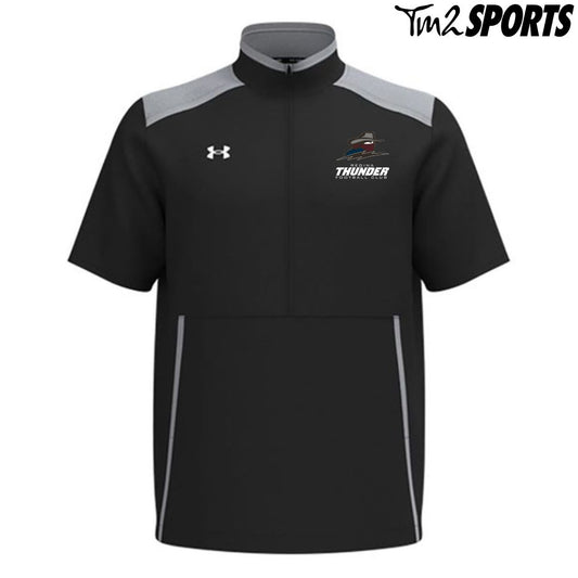 PLAY25 - Under Armour Motivate 3.0 Short Sleeve Half-Zip - Black