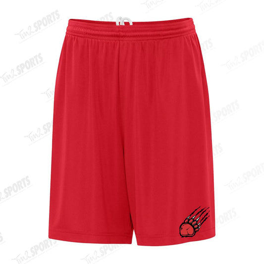 BFFB25- Pro-team Pocketed Shorts - Red