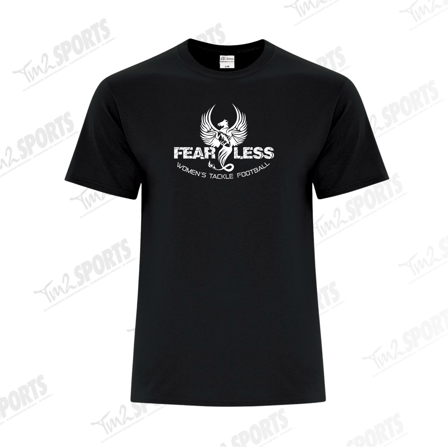 FANFEAR26 - Everyday Cotton Blend Tee - Black