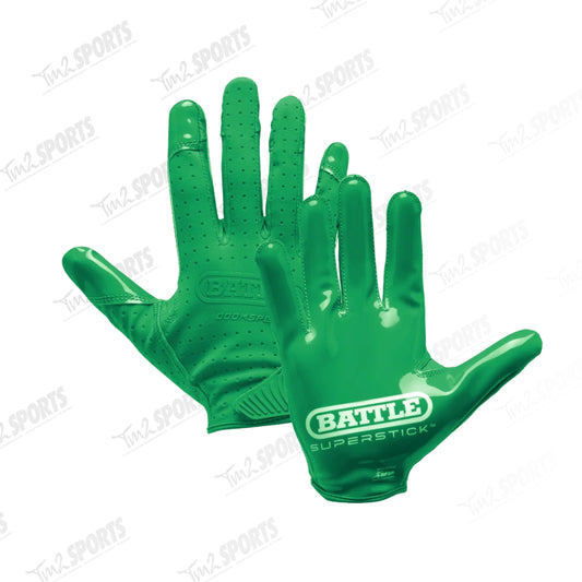 Battle Doom Speed Receiver Gloves - Kelly Green
