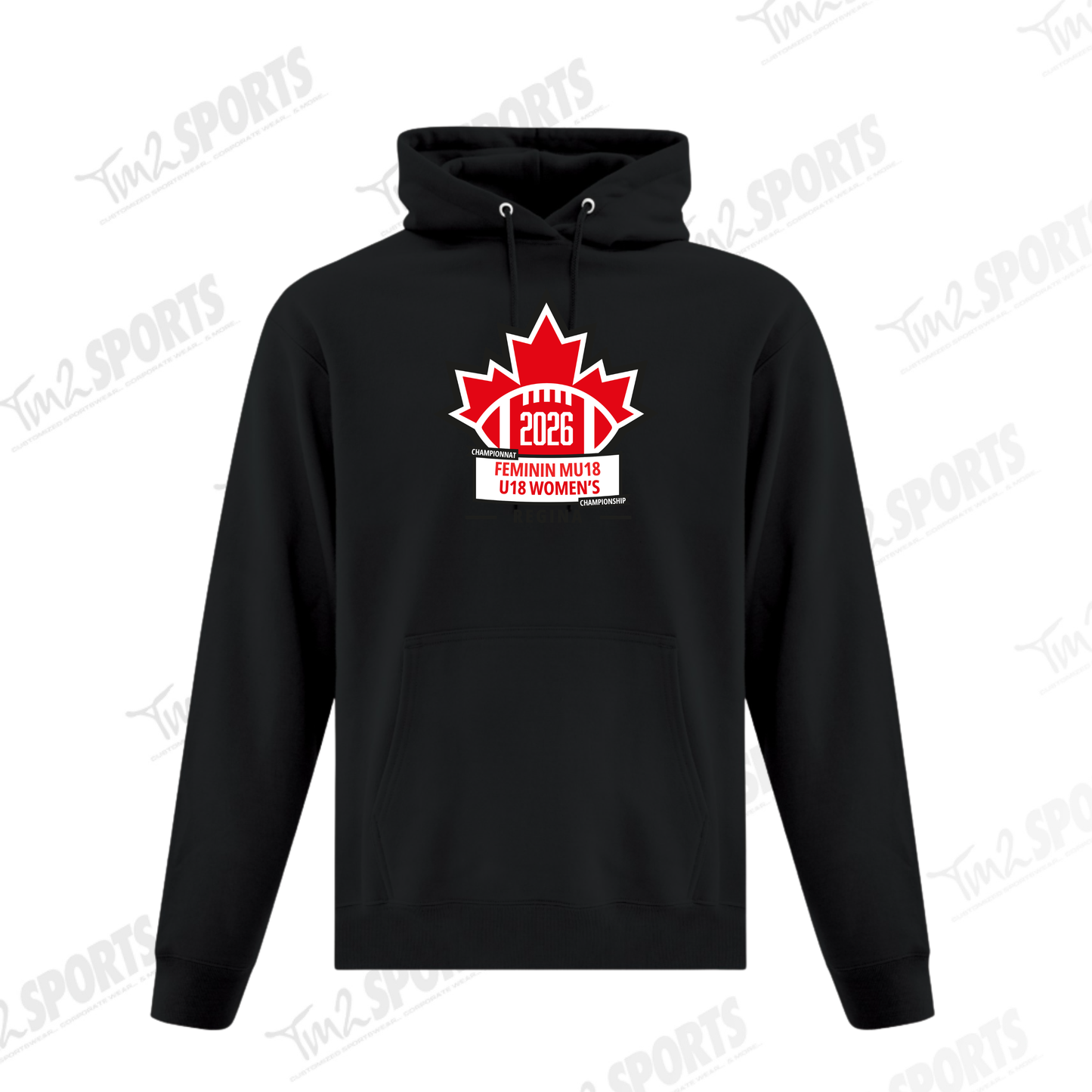 WOM26 - Everyday Fleece Hoodie - Black