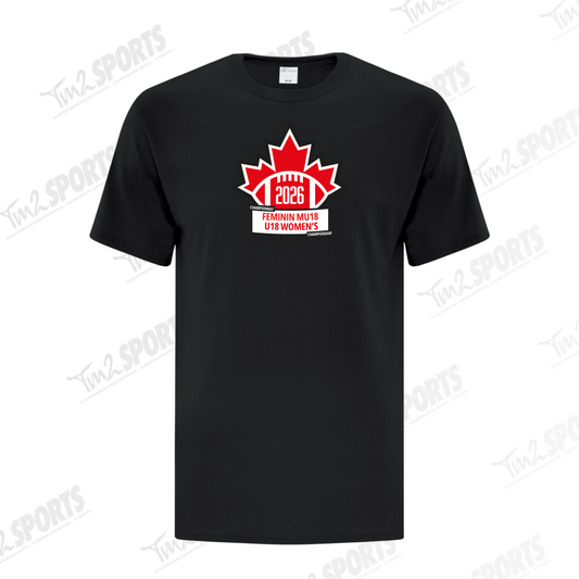 WOM26 - Everyday Cotton Blend Tee - Black