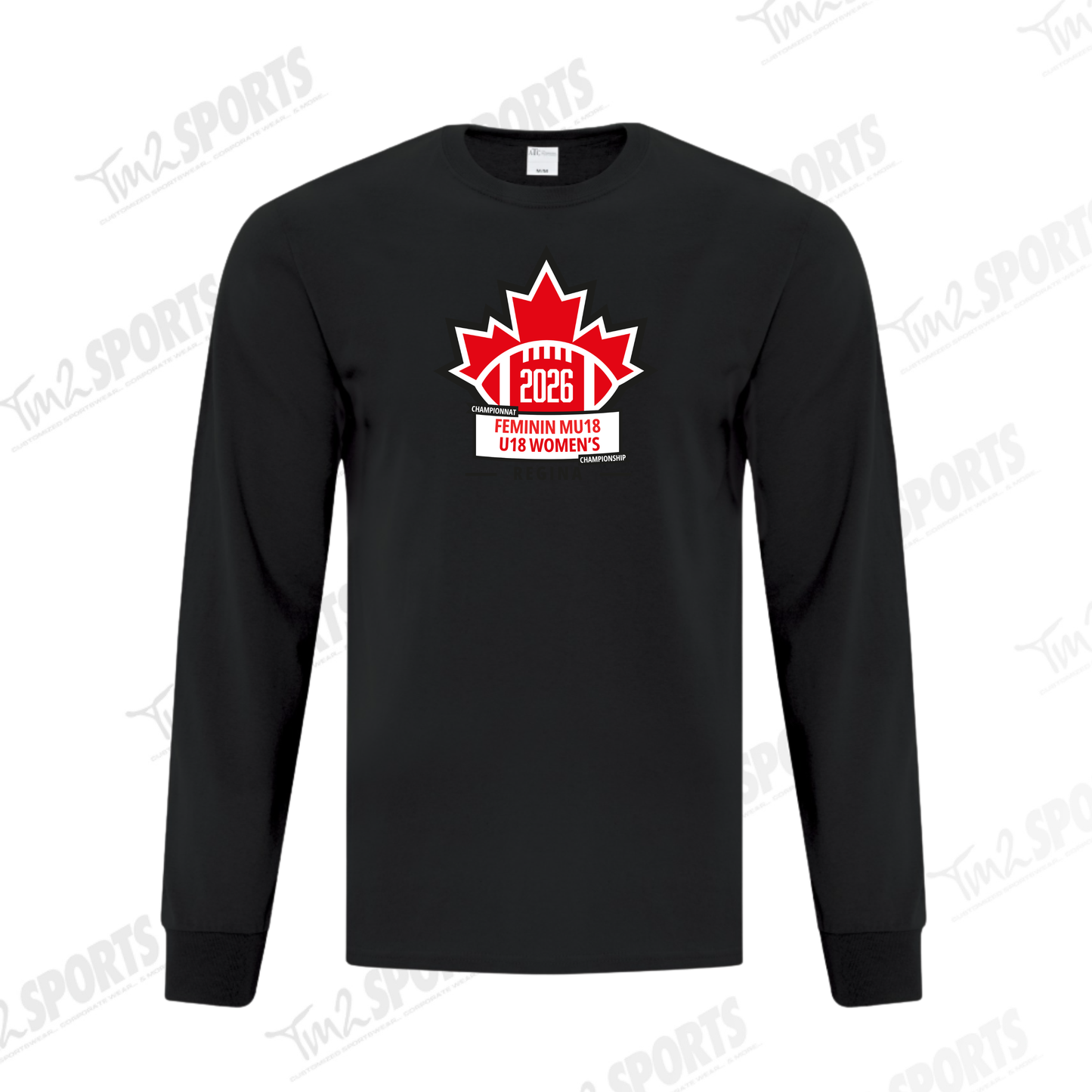 WOM26 - Unisex Triblend  Long Sleeve Tee - Black