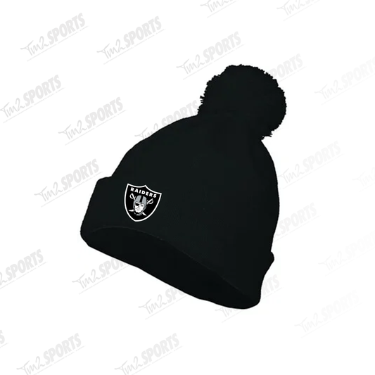 MJRA25 - Pom Beanie - Black