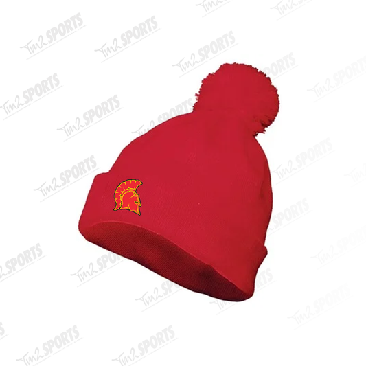 MJSP25 - Pom Beanie - Red
