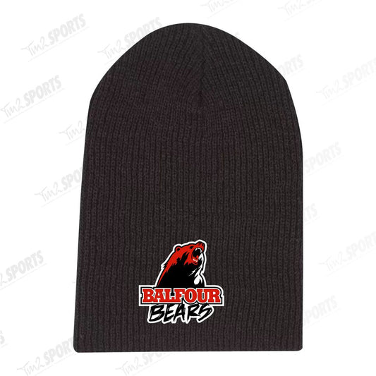 BSPI25 - Rib Slouch Beanie - Black