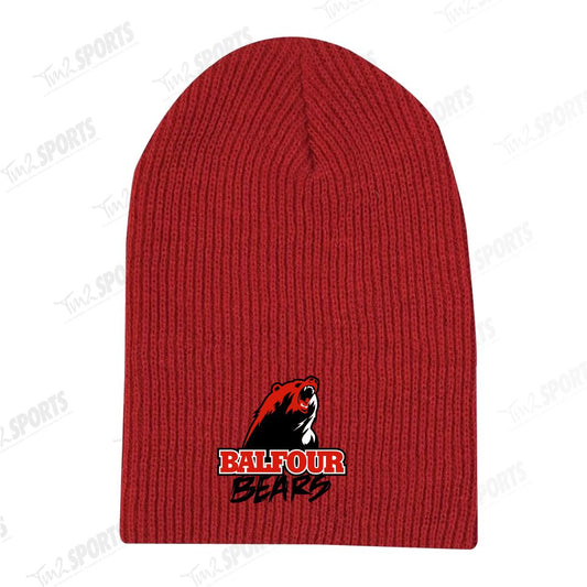 BSPI25 - Rib Slouch Beanie - Red