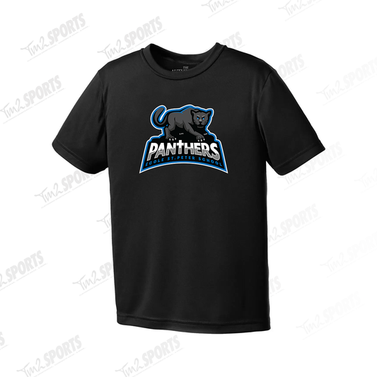 STSP25 - Pro Team Poly Short Sleeve Tee - Black