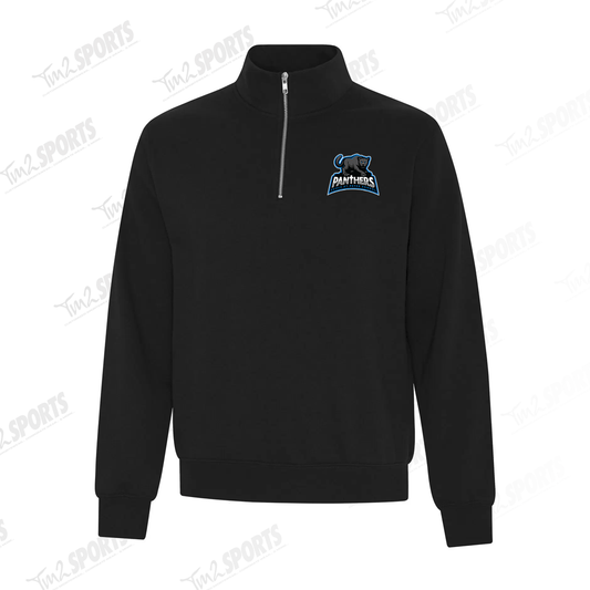 STSP25 - Everyday 1/4 Zip Crewneck Sweatshirt - Black