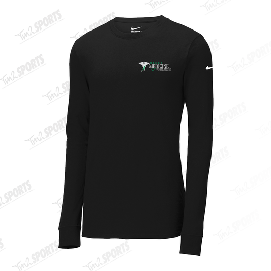 SMSC25 - Nike Dri-FIT Cotton/Poly Long Sleeve Tee - Black