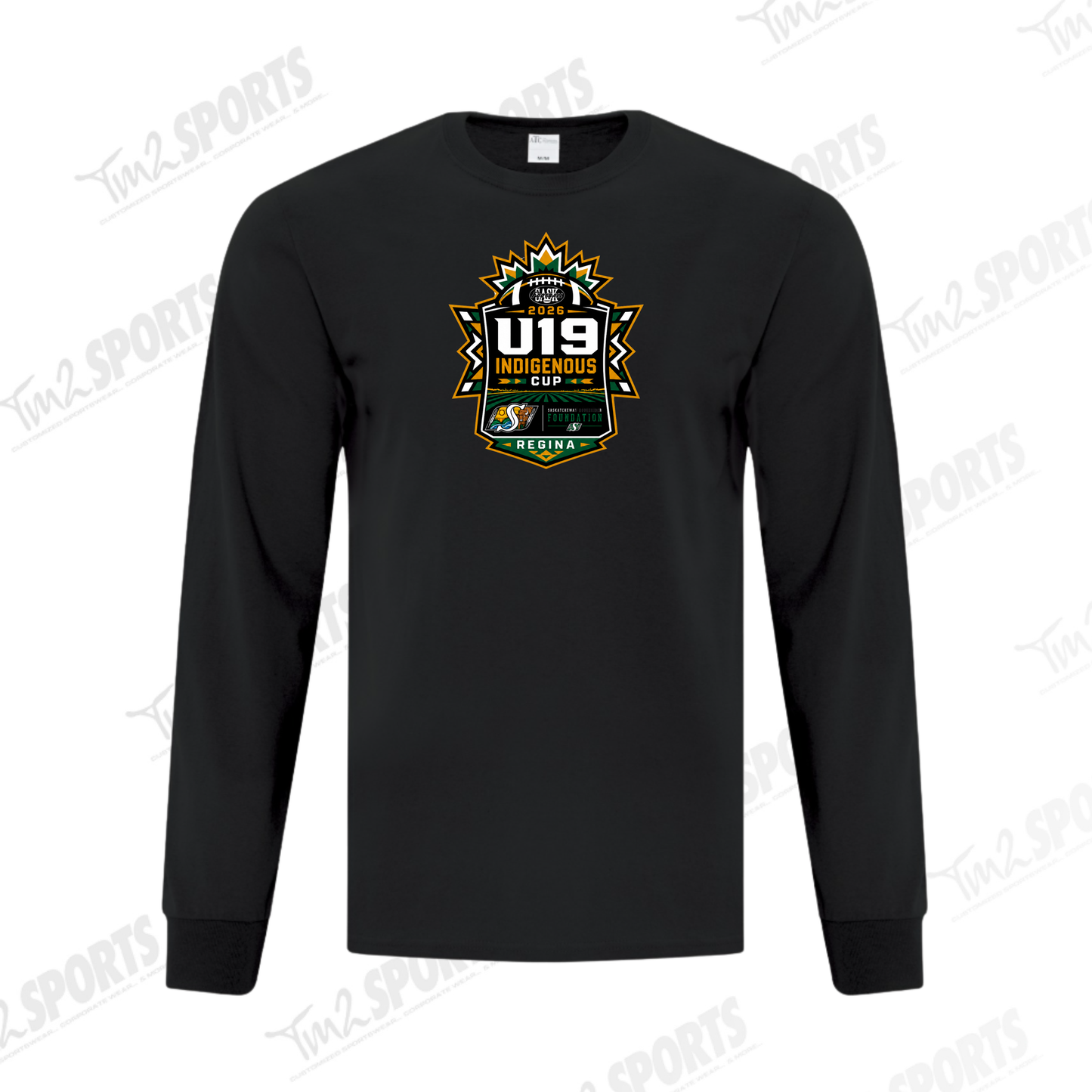 IND26 - Everyday Cotton Long Sleeve Tee - Black