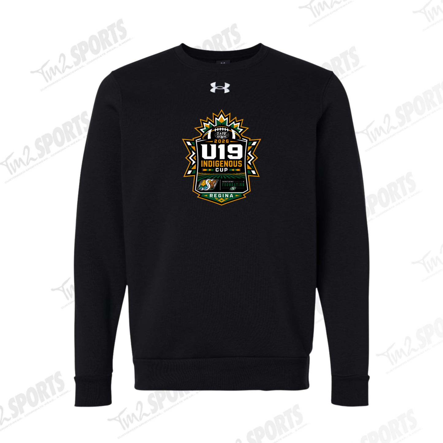 IND26 - Under Armour Fleece Crew - Black