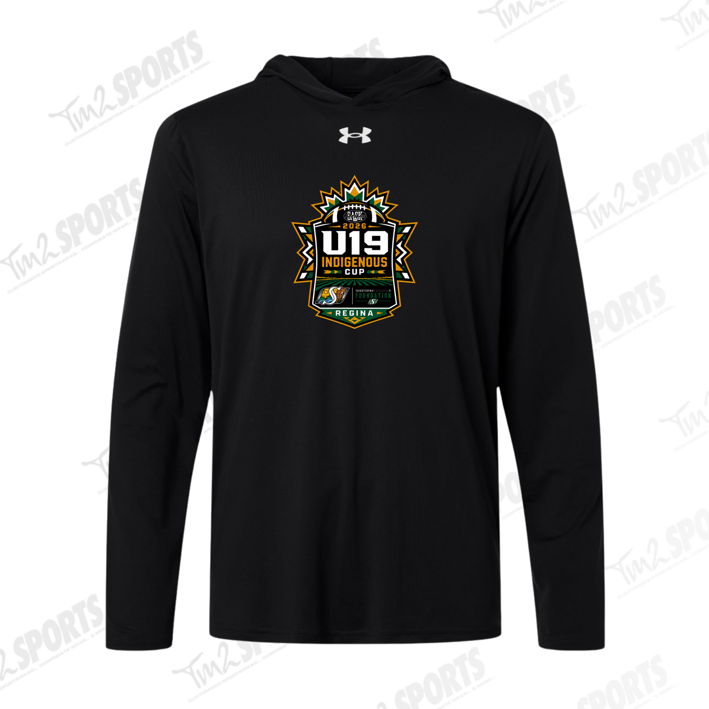 IND26 - Under Armour Vanish Hooded Long Sleeve T-Shirt - Black