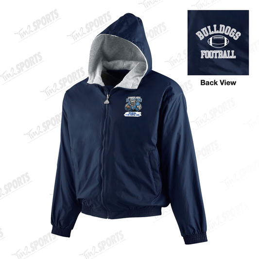 MJBU25 - Hooded Taffeta Jacket/Fleece Lined - Navy
