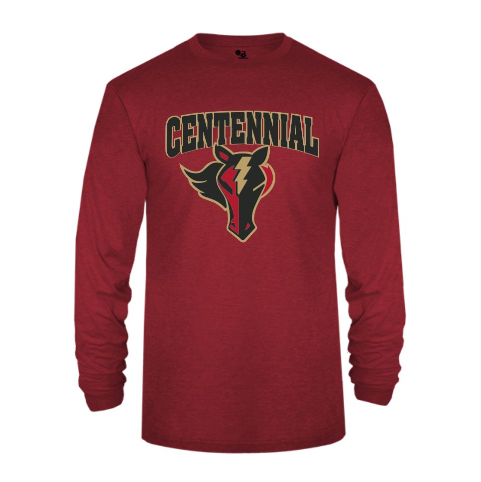 CENT24 Long Sleeve Triblend Tee