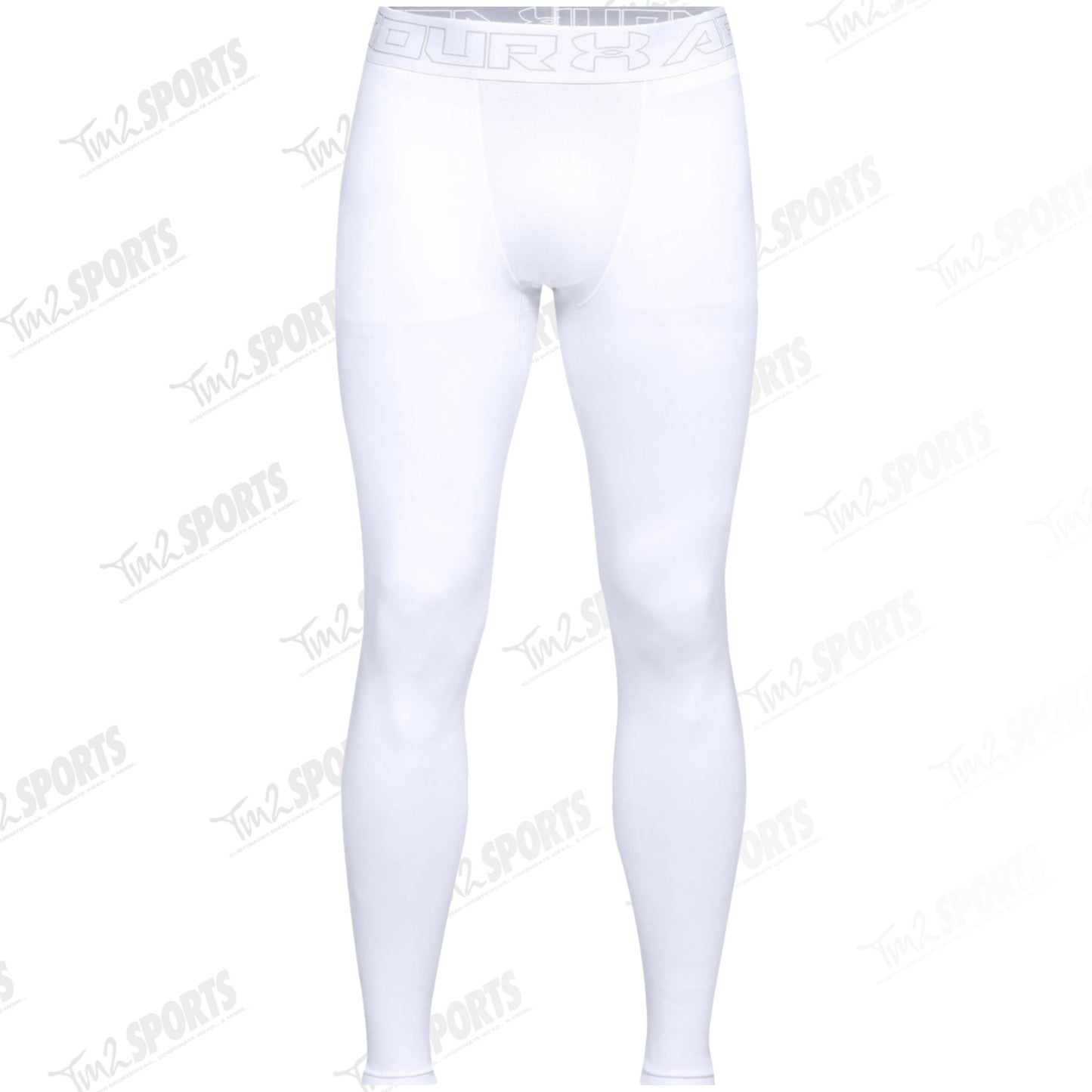 UA Coldgear Compression Leggings White