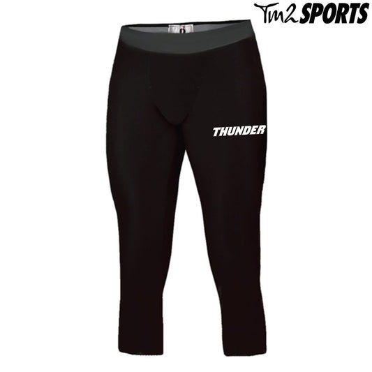 PLAY25 - Sport Pro-Compression 3/4 Length - Black