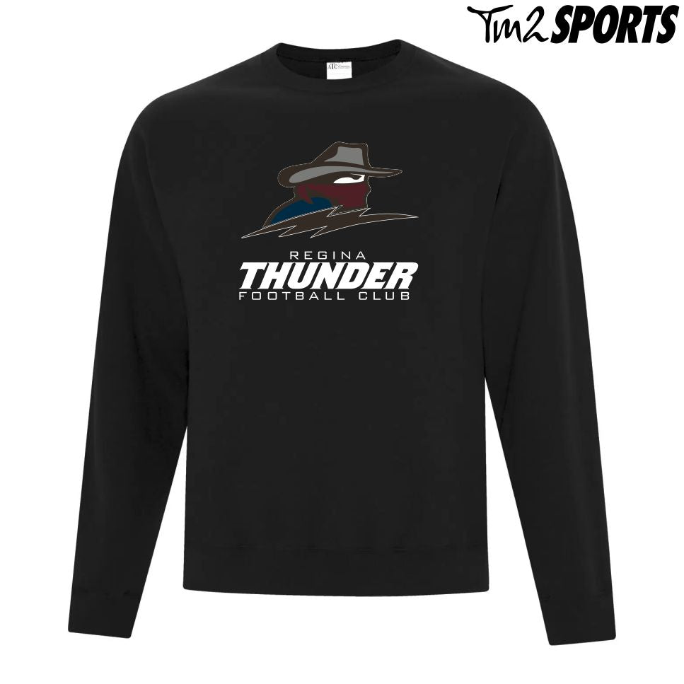 RTFAN25 - Fleece Crewneck Sweatshirt - Black