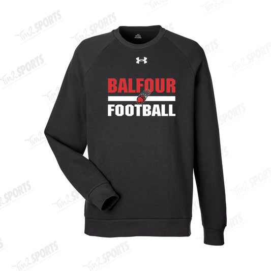 BFFB25 - Under Armour Rival Fleece Sweatshirt - Black