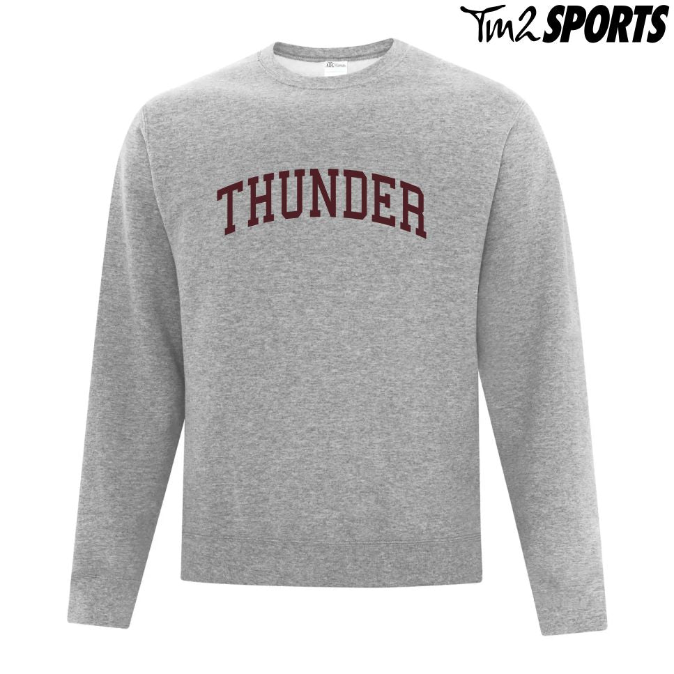 RTFAN25 - Fleece Crewneck Sweatshirt - Grey